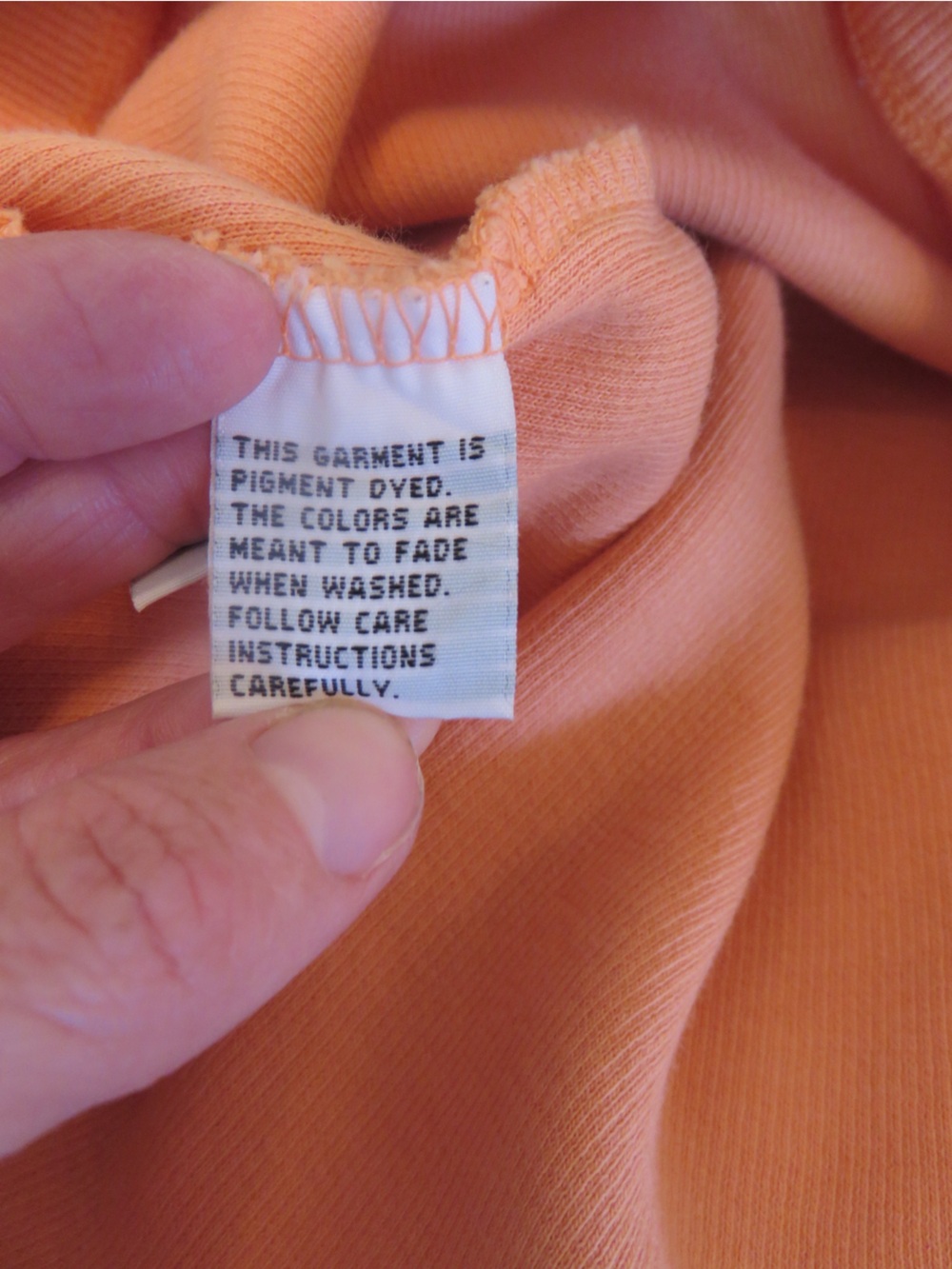 Tommy Bahama 100% Cotton Relax Marlin 1/4 Zip Sweatshirt Peach Men’s Medium - Picture 10 of 14